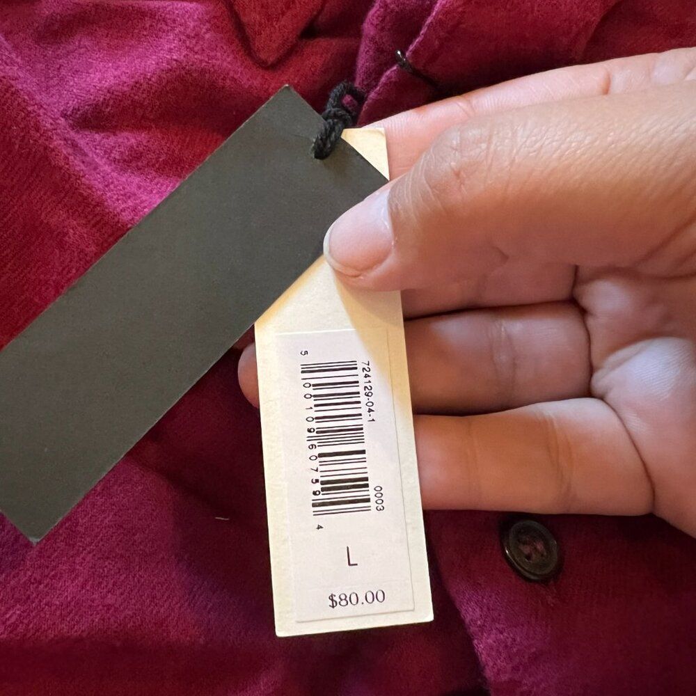 NWT BR large button down top - Picture 9 of 12